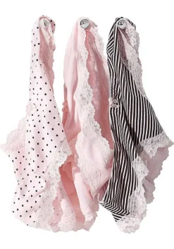 LASCANA Panty Packs-3 Pk Comfy Bikini Briefs