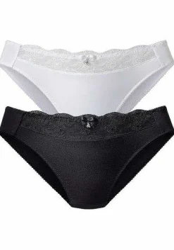 LASCANA Panty Packs-2 Pk Lace Accent Panties