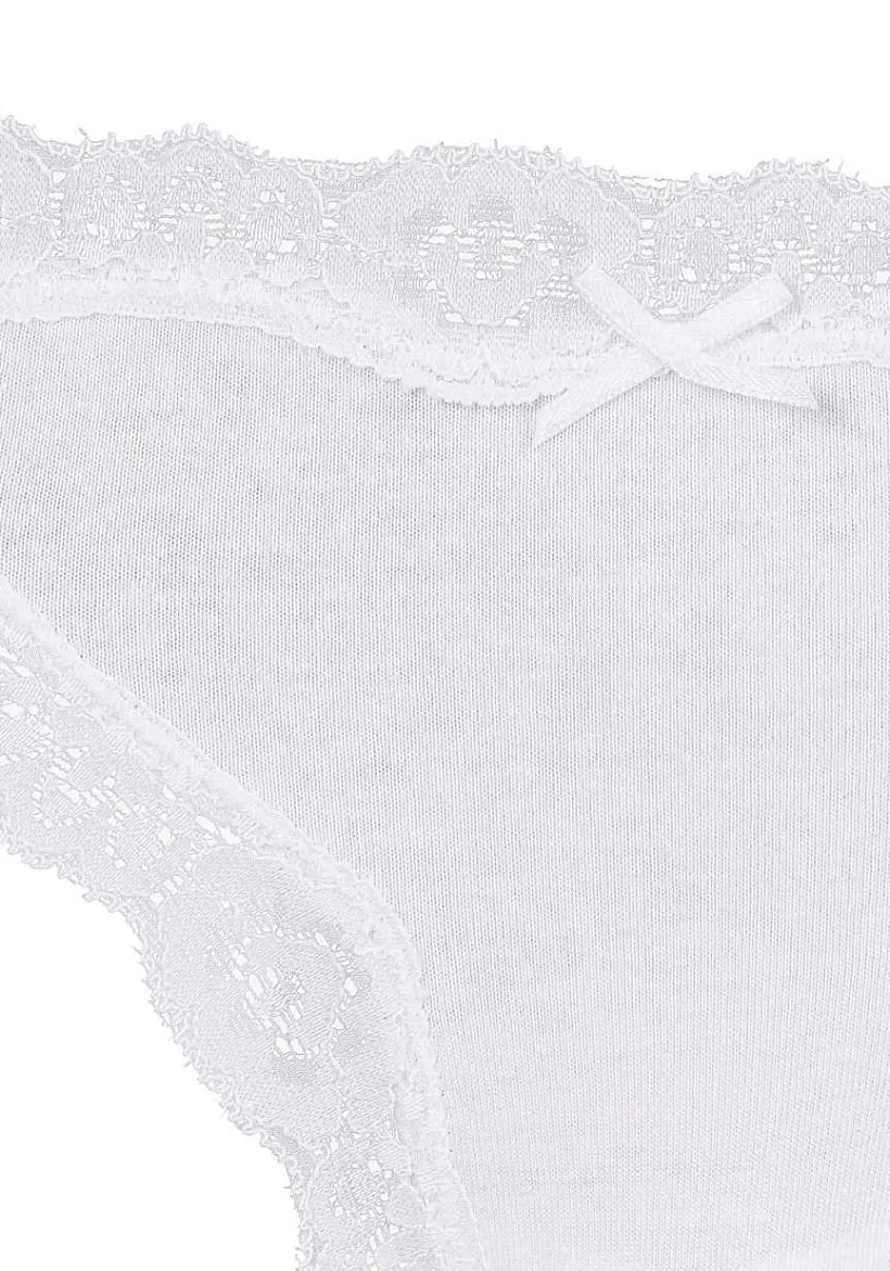 LASCANA Panty Packs-3 Pk Lace Trim Thongs