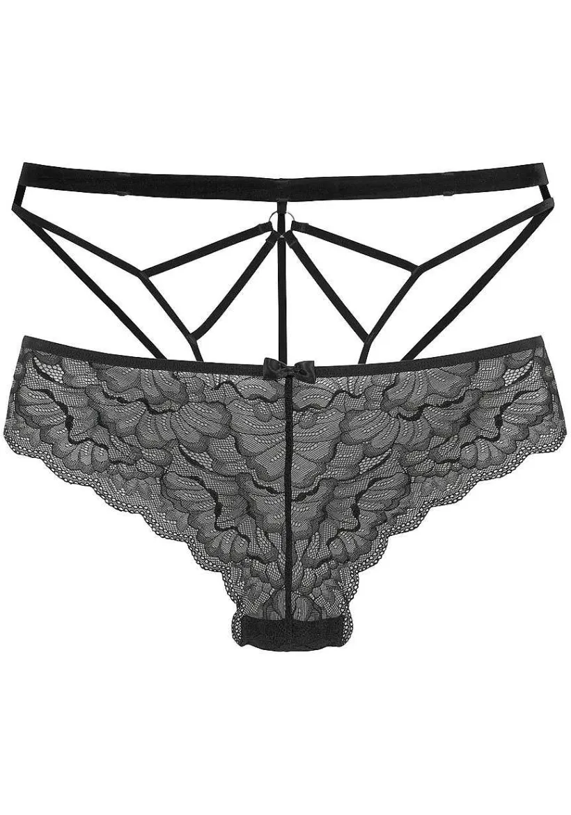 LASCANA Panty Packs-2 Pk Open Thongs