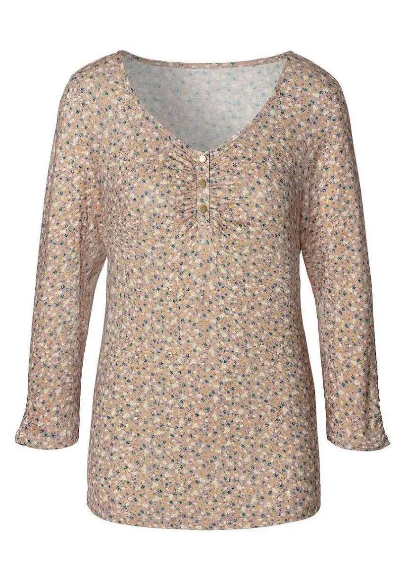 LASCANA Multi Pack Tops-2 Pk Printed 3/4 Sleeve Tops