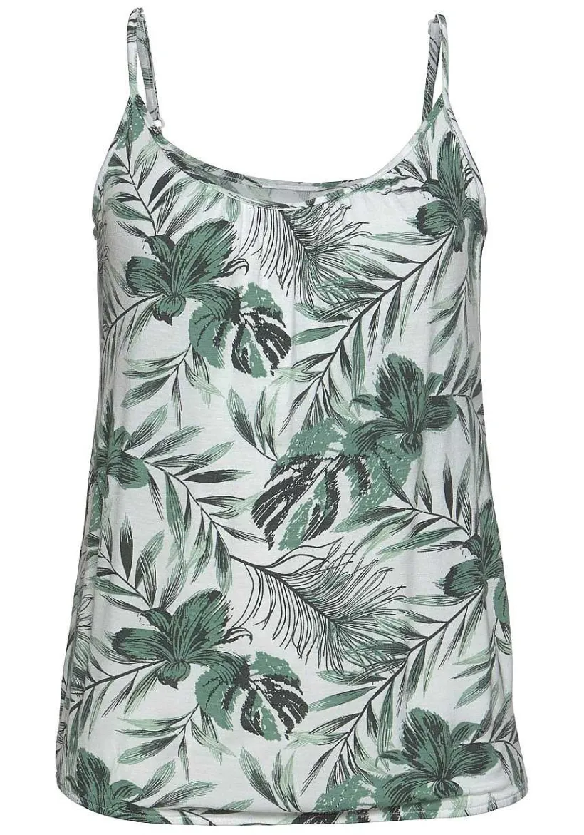 LASCANA Multi Pack Tops-2 Pk Ruched Tank Tops