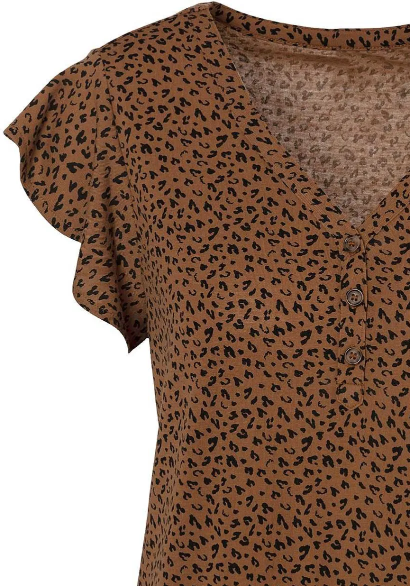 LASCANA Multi Pack Tops-2 Pk Ruffle Sleeve Tops