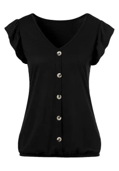 LASCANA Multi Pack Tops-2 Pk Ruffle Sleeve Tops