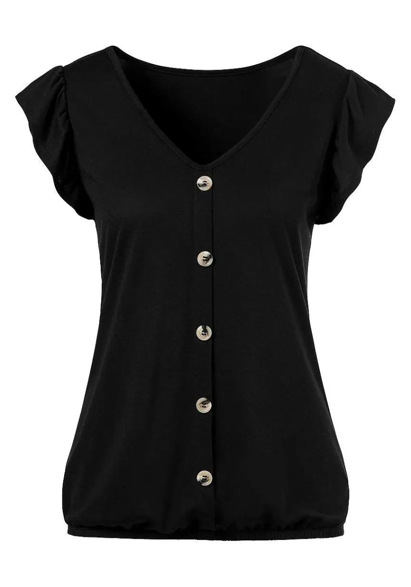 LASCANA Multi Pack Tops-2 Pk Ruffle Sleeve Tops