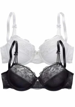 LASCANA D+ Bras-2 Pk Unlined Underwire Bras