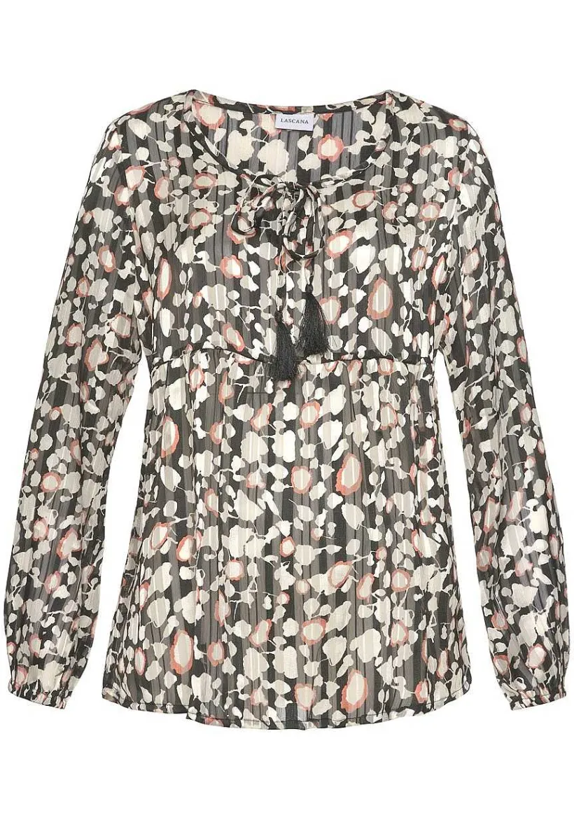 LASCANA Blouses-Airy Patterned Blouse