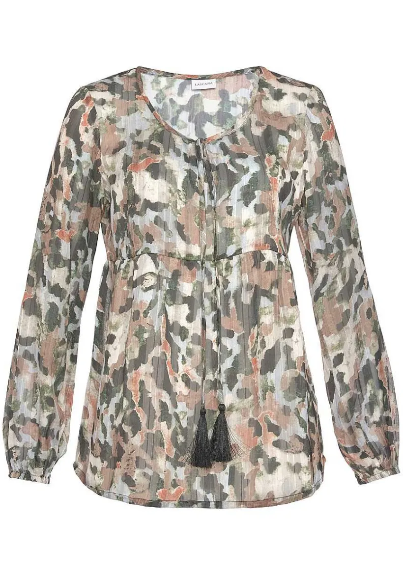 LASCANA Blouses-Airy Patterned Blouse