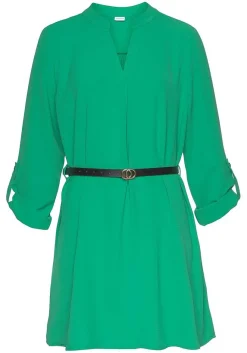 LASCANA Short Dresses-Belted Blouse Dress