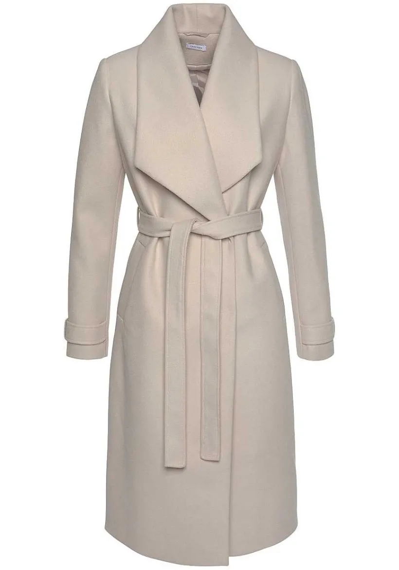 LASCANA Coats-Belted Long Coat