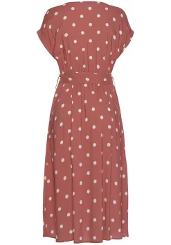 LASCANA Fall Dresses-Belted Polka Dot Dress