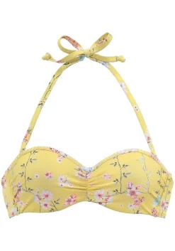 LASCANA Bandeau-Blossom Bandeau Bikini Top