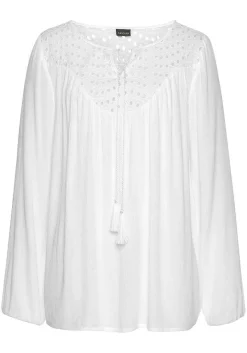 LASCANA Blouses-Boho Eyelet Blouse