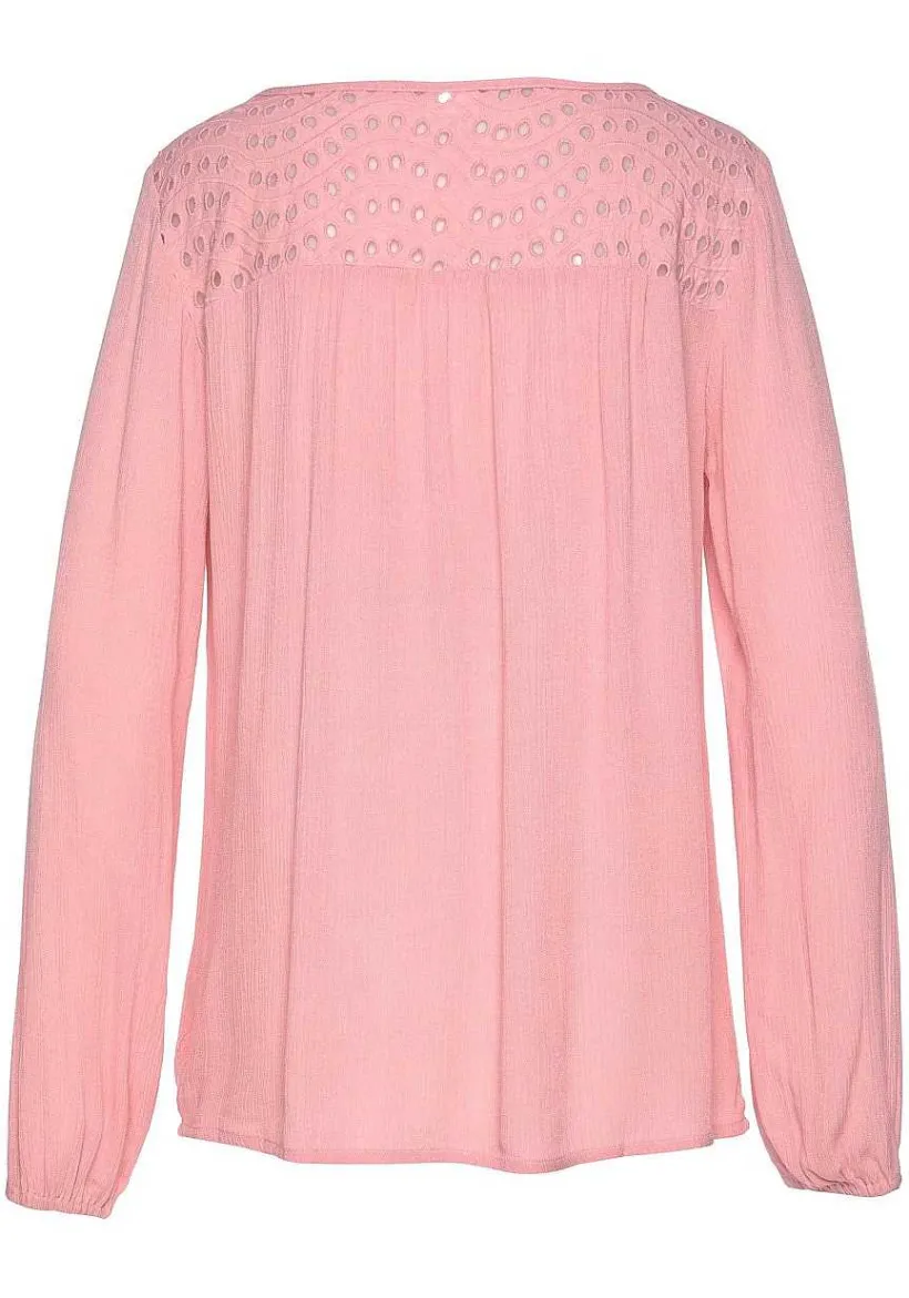 LASCANA Blouses-Boho Eyelet Blouse