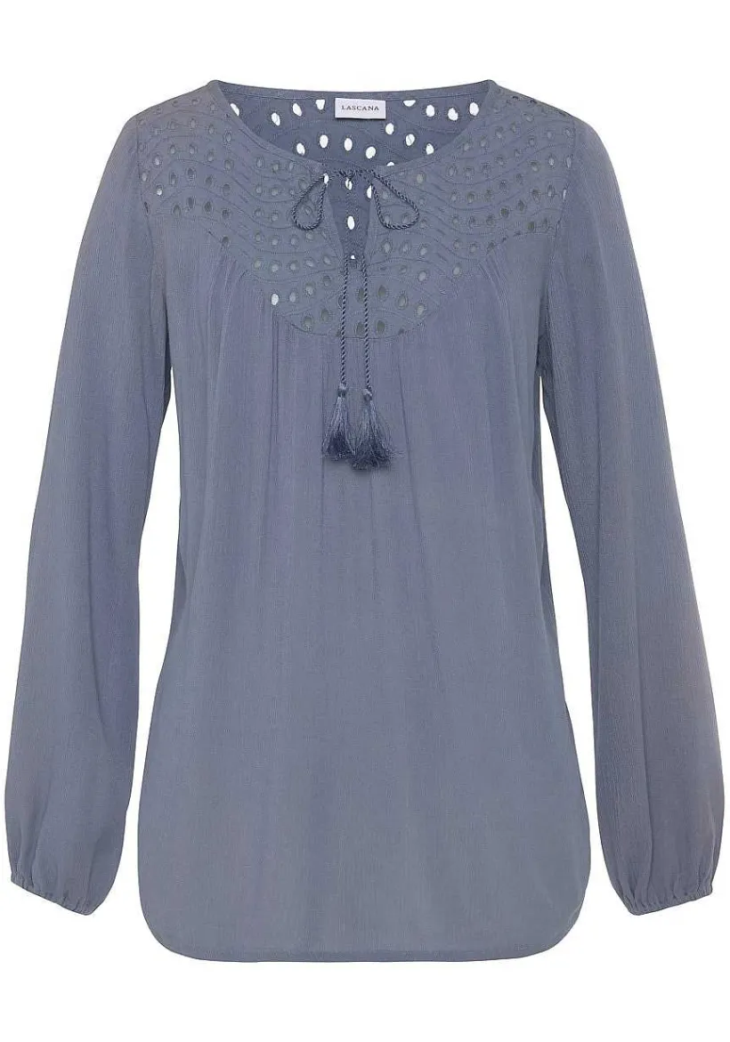 LASCANA Blouses-Boho Eyelet Blouse