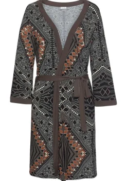 LASCANA Pajamas & Sets-Boho Print Kimono Robe