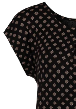 LASCANA Short Sleeve Tops-Boho Print Top
