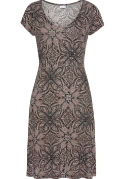 LASCANA Fall Dresses-Boho Print V-Neck Dress