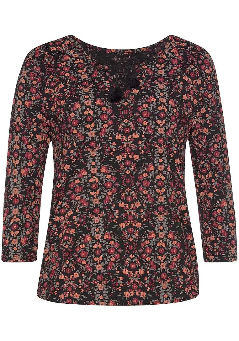 LASCANA Blouses-Boho Tie Neck Blouse