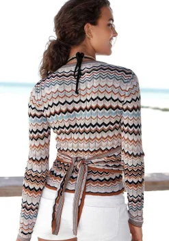 LASCANA Cardigans-Boho Wrap Look Cardigan