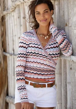 LASCANA Cardigans-Boho Wrap Look Cardigan