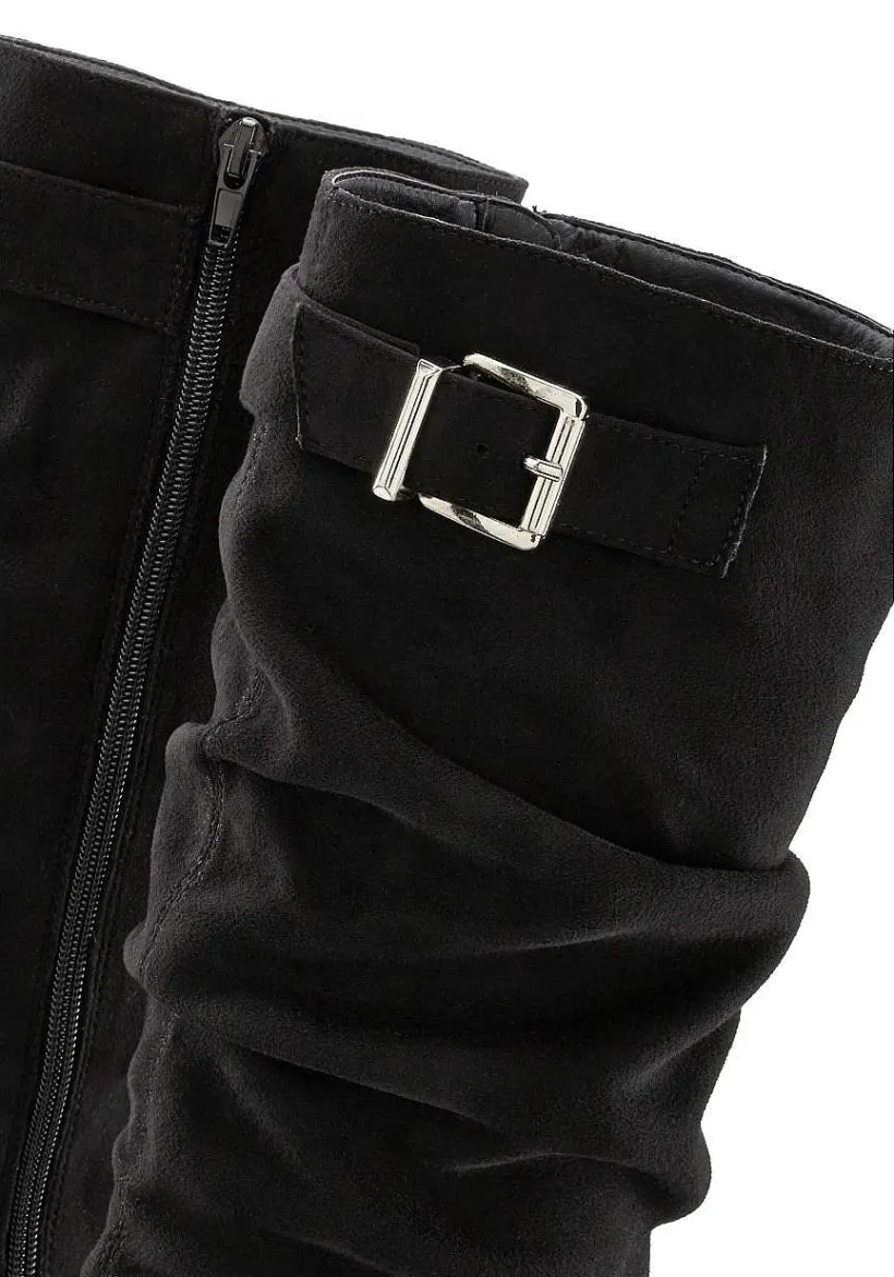 LASCANA Boots & Booties-Buckle Detail Tall Boots