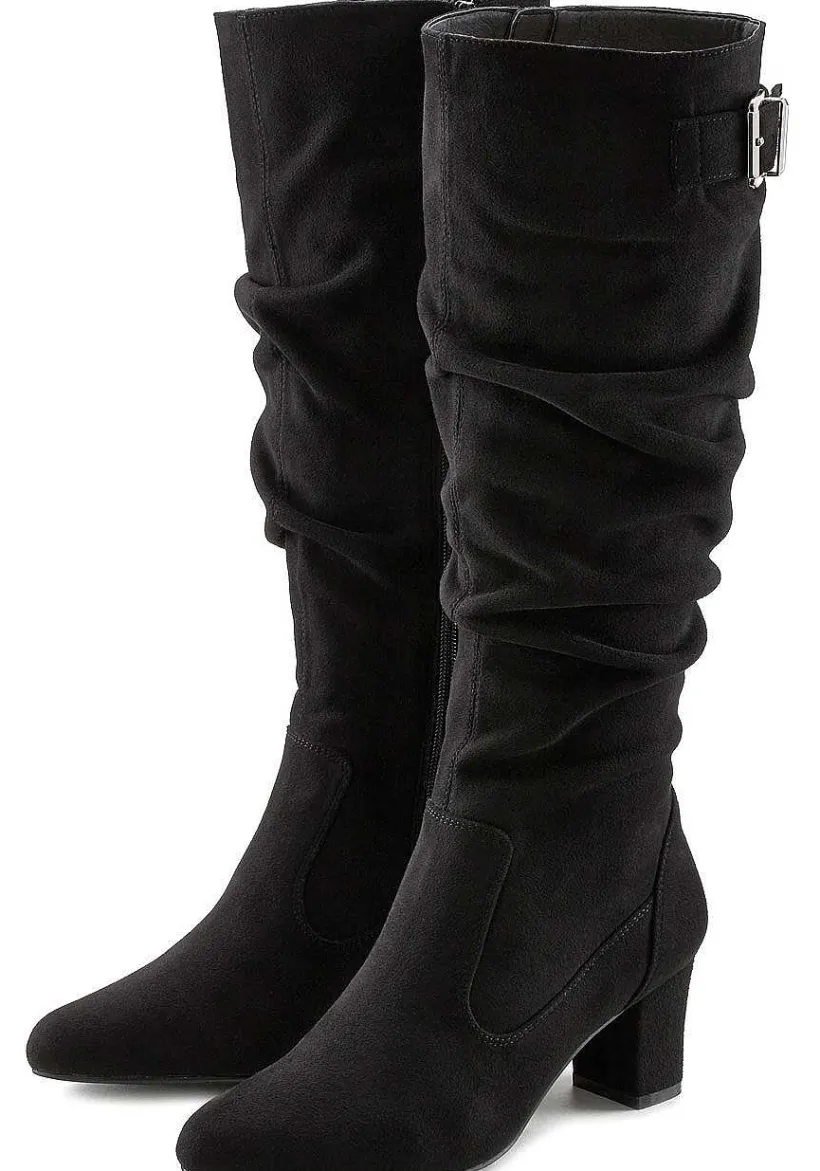 LASCANA Boots & Booties-Buckle Detail Tall Boots