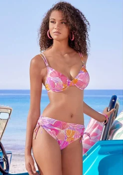 LASCANA Underwire-Butterfly Print Underwire Bikini Top