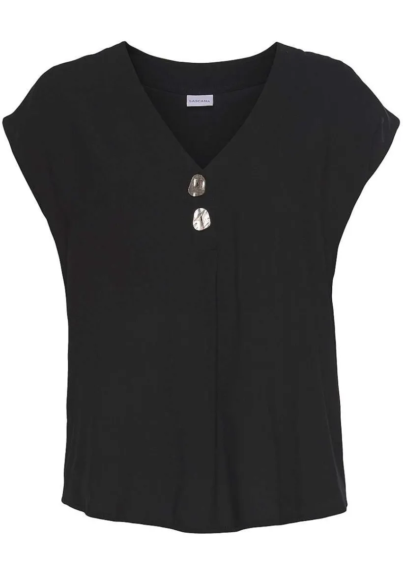 LASCANA Blouses-Button Detail Blouse