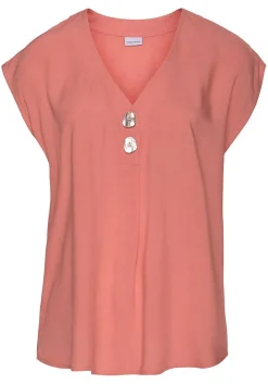 LASCANA Blouses-Button Detail Blouse