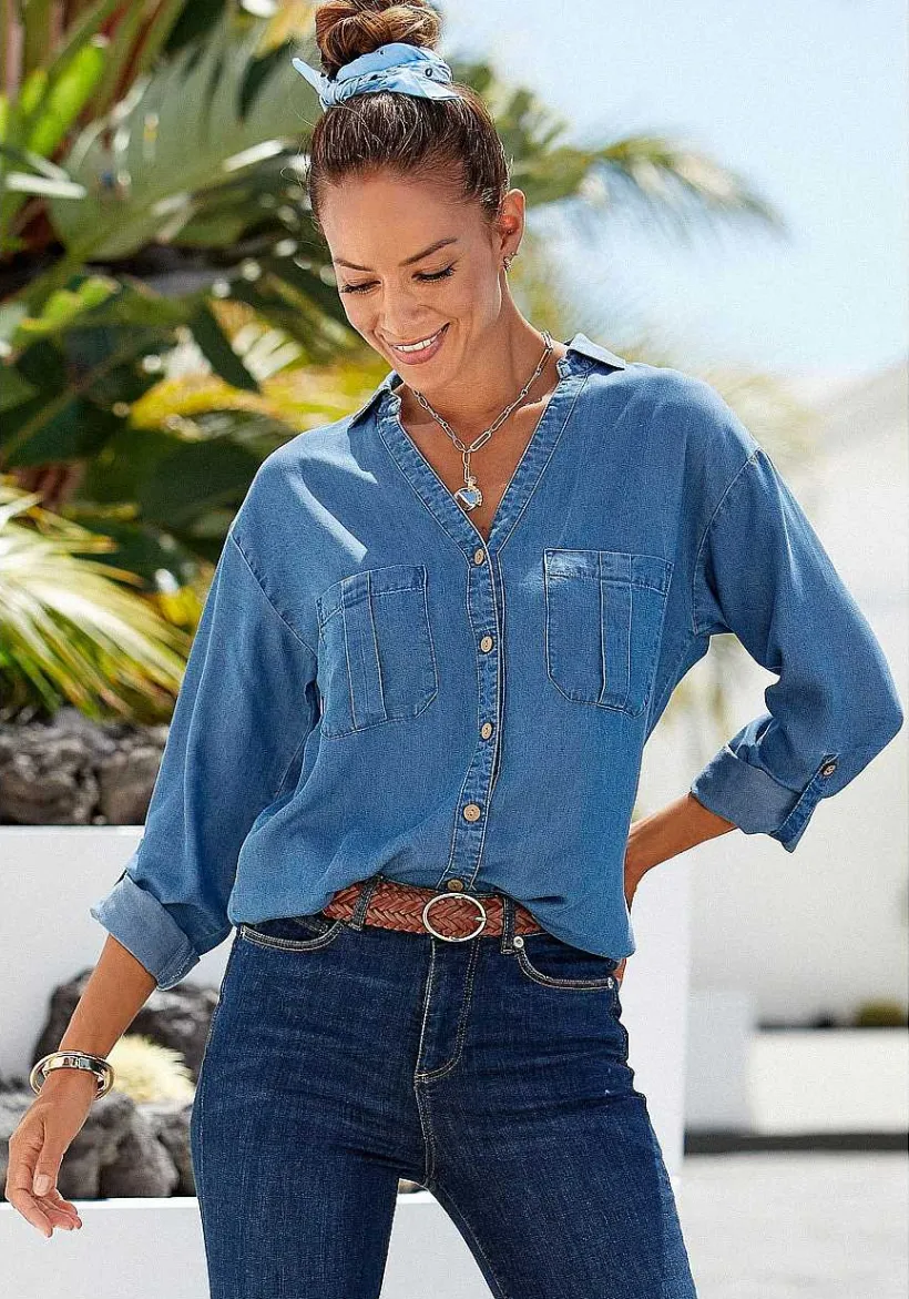 LASCANA Blouses-Button Down Blouse
