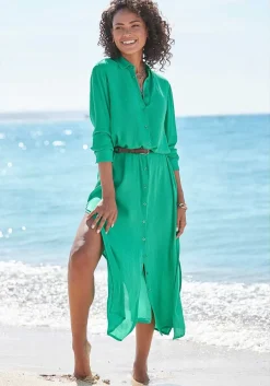 LASCANA Midi Dresses-Button Down Dress