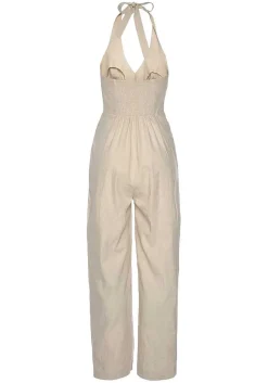 LASCANA Jumpsuits-Button Down Halterneck Jumpsuit