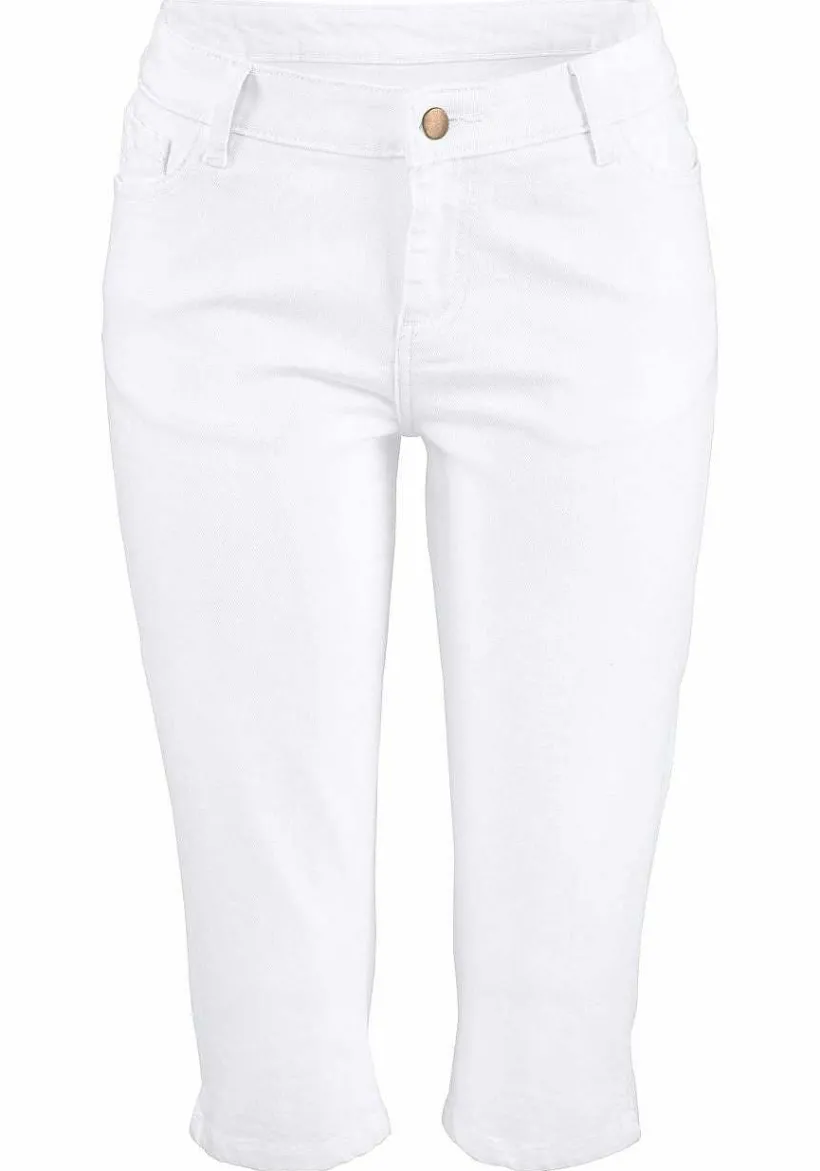 LASCANA Pants-Button Fly Capri Pants