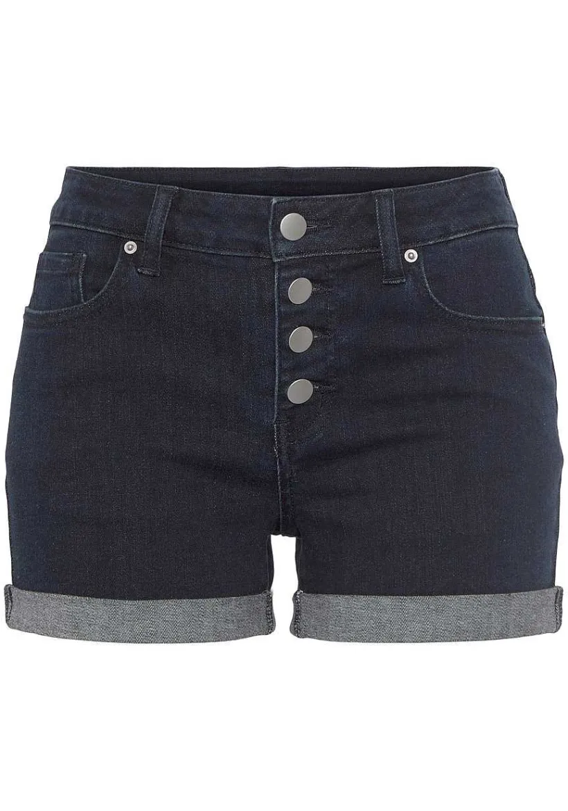 LASCANA Shorts-Button Fly Shorts