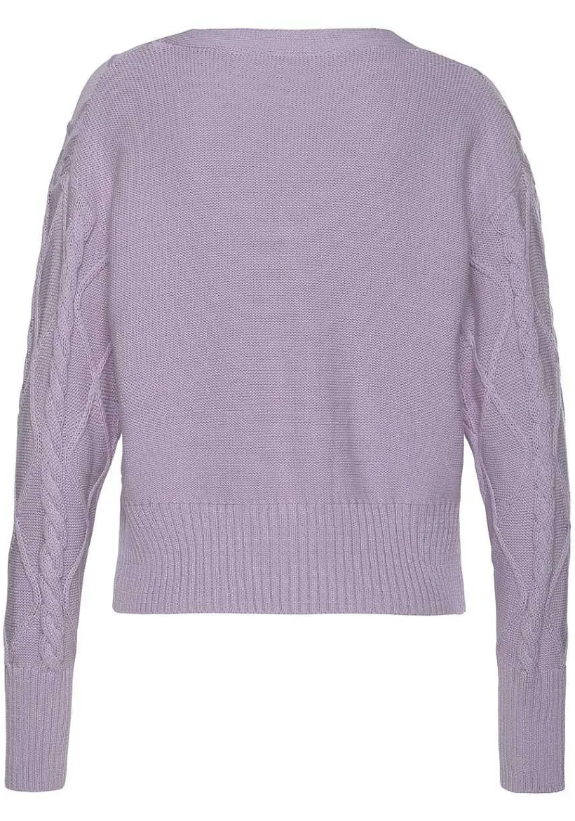 LASCANA Cardigans-Cable Knit Cardigan