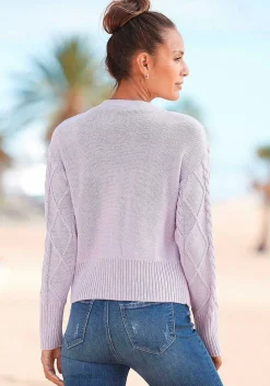 LASCANA Cardigans-Cable Knit Cardigan