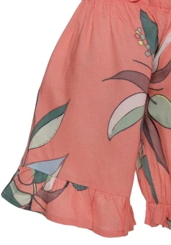 LASCANA Short Sleeve Tops-Carmen Style Crop Top