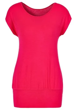 LASCANA Short Sleeve Tops-Casual Waist Band Top
