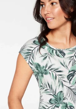 LASCANA Short Sleeve Tops-Casual Waist Band Top