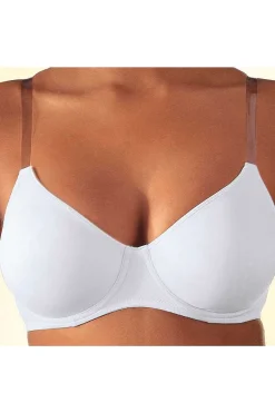LASCANA D+ Bras-Clear Strap Underwire T-Shirt Bra