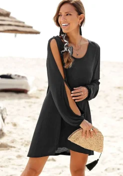 LASCANA Short Dresses-Cold Shoulder Dress