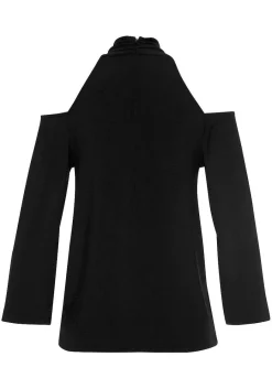 LASCANA Blouses-Cold Shoulder Ring Detail Blouse