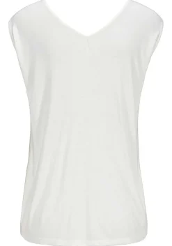 LASCANA Short Sleeve Tops-Cord Detail V-Neck Top