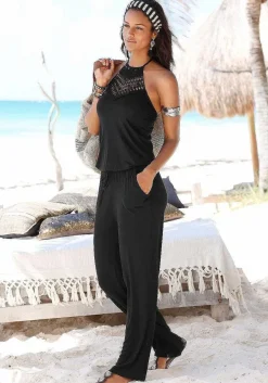 LASCANA Jumpsuits-Crochet Front Jumpsuit