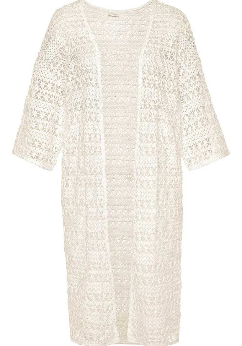LASCANA Cardigans-Crochet Lace Long Cardigan