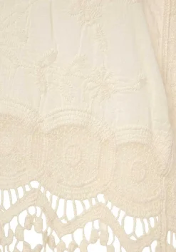 LASCANA Blouses-Crochet Trim Tunic Blouse