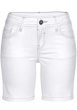 LASCANA Shorts-Cuffed Denim Shorts