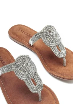 LASCANA Sandals-Decorative Bead Sandals
