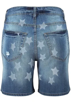 LASCANA Shorts-Distressed Jean Shorts